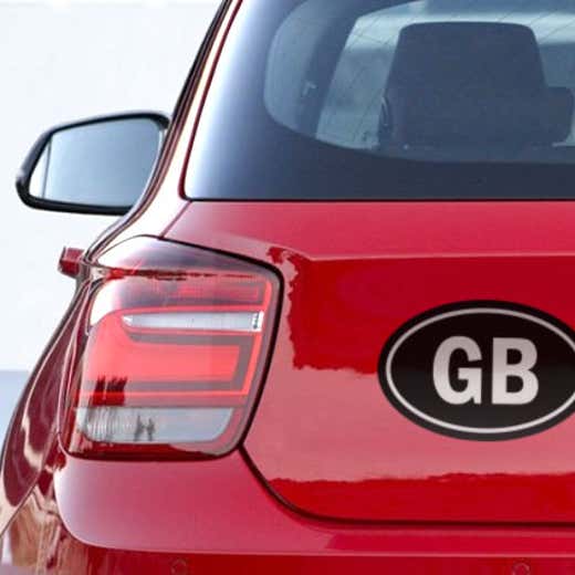 Oval shape stickers, custom bumper stickers