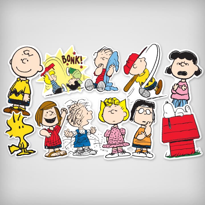 Custom Peanuts Stickers - Charlie Brown, Snoopy, & More | Canada
