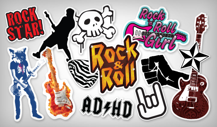 Custom Rock Stickers  Highest Quality Stickers
