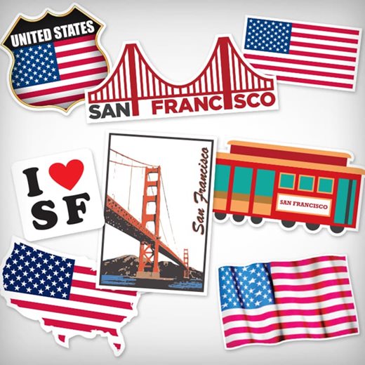 San Francisco Stickers 