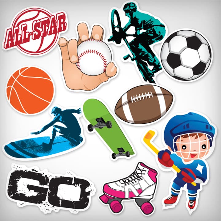 Roller skate Stickers - Free sports Stickers