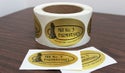 Gold foil labels 3
