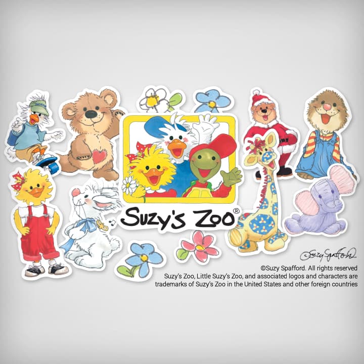 Custom Suzy's Zoo Stickers  100% Satisfaction Guaranteed