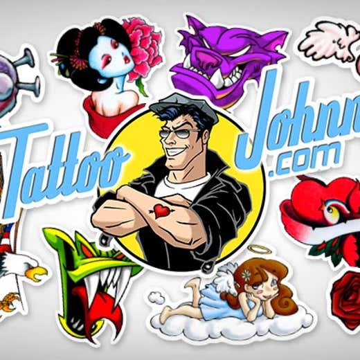 Tattoo Johnny Stickers 