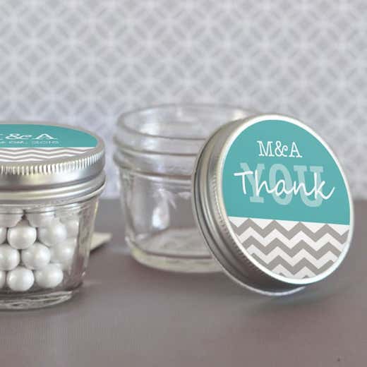 Thank You Stickers, Candy Labels