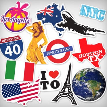 Explore the World with Custom Travel Stickers