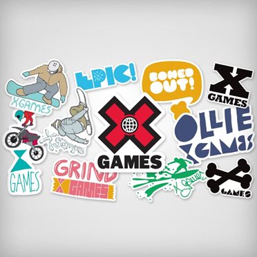 Custom X-Games Stickers