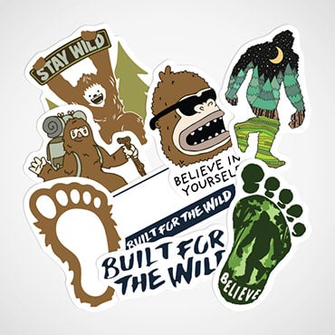 Bigfoot Stickers | The Best Quality