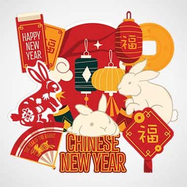 Chinese New Year Stickers