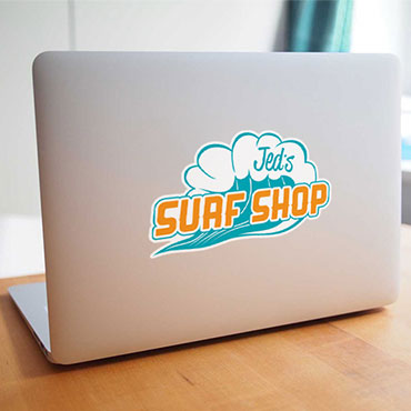 Laptop Stickers, Decals ,Full Color, Removable Stickers