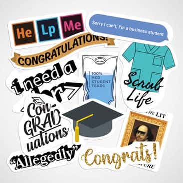 Graduation Stickers