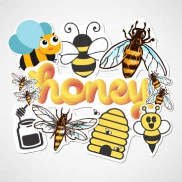 Honey Stickers