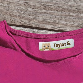 Kids Iron-On Labels