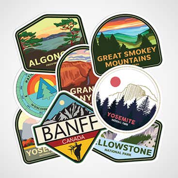 National Park Stickers