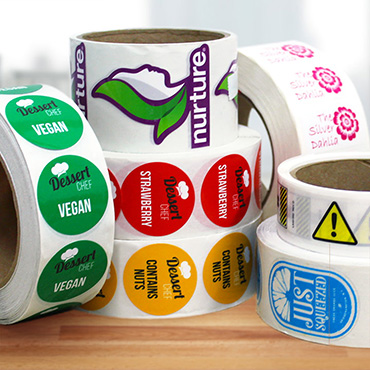 Custom Stickers - Print Your Own Cut-to-size and Roll Stickers
