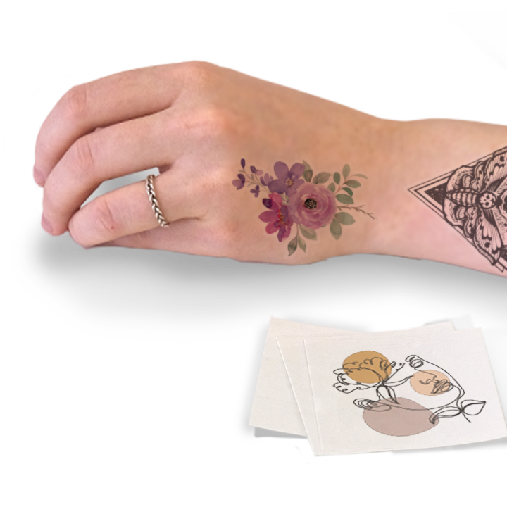 Buy Wholesale Temporary Tattoo Water Transfer Paper For Temporary Tattoos  And Expression 