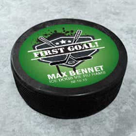 Hockey Puck Stickers