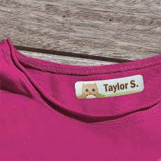 Custom Kids Iron-On Labels