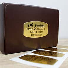 Custom Gold Foil Labels