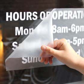 Vinyl Lettering and Numbers