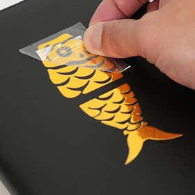 Gold  Foil UV DTF Image Transfers