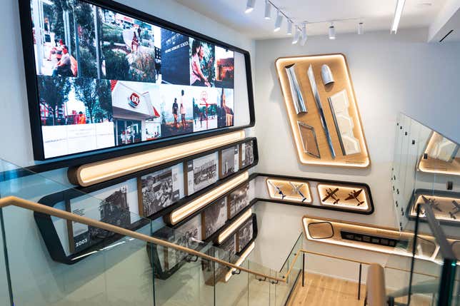 Photo of interior of YZD Experience Centre