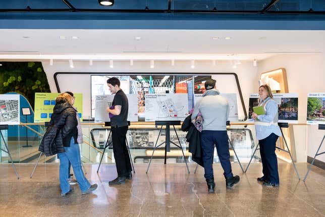 Photo of interior of YZD Experience Centre