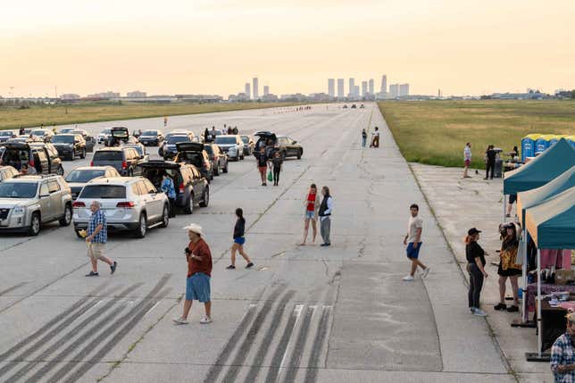 Photo of group of people on the Runway