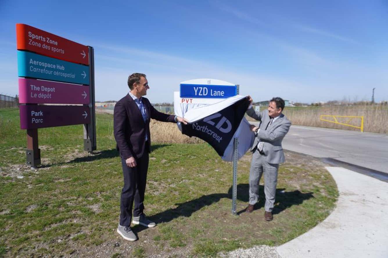 Photo of YZD Lane Sign Unveiling