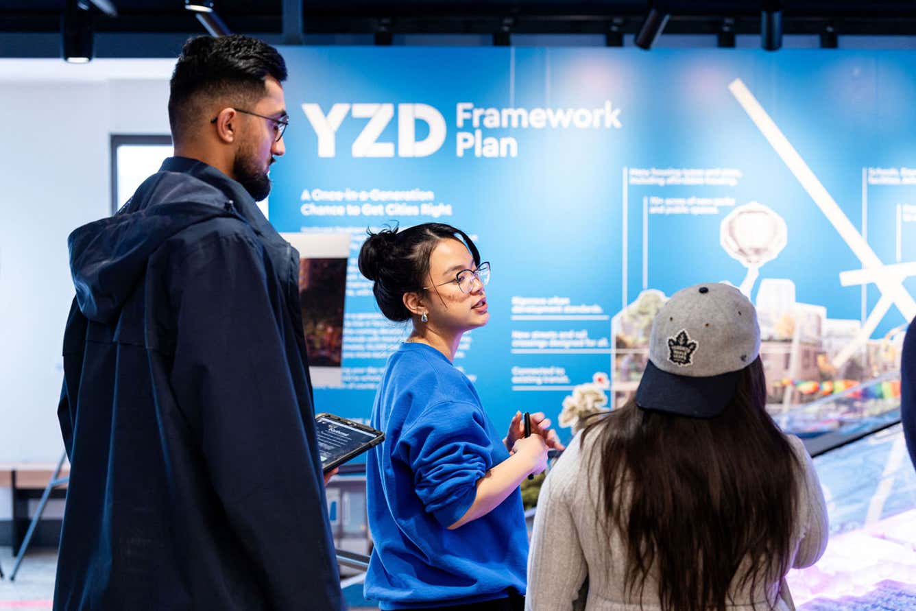 YTD framework project presentation at the YTD Innovation Centre, showcasing innovative designs and collaborative efforts.