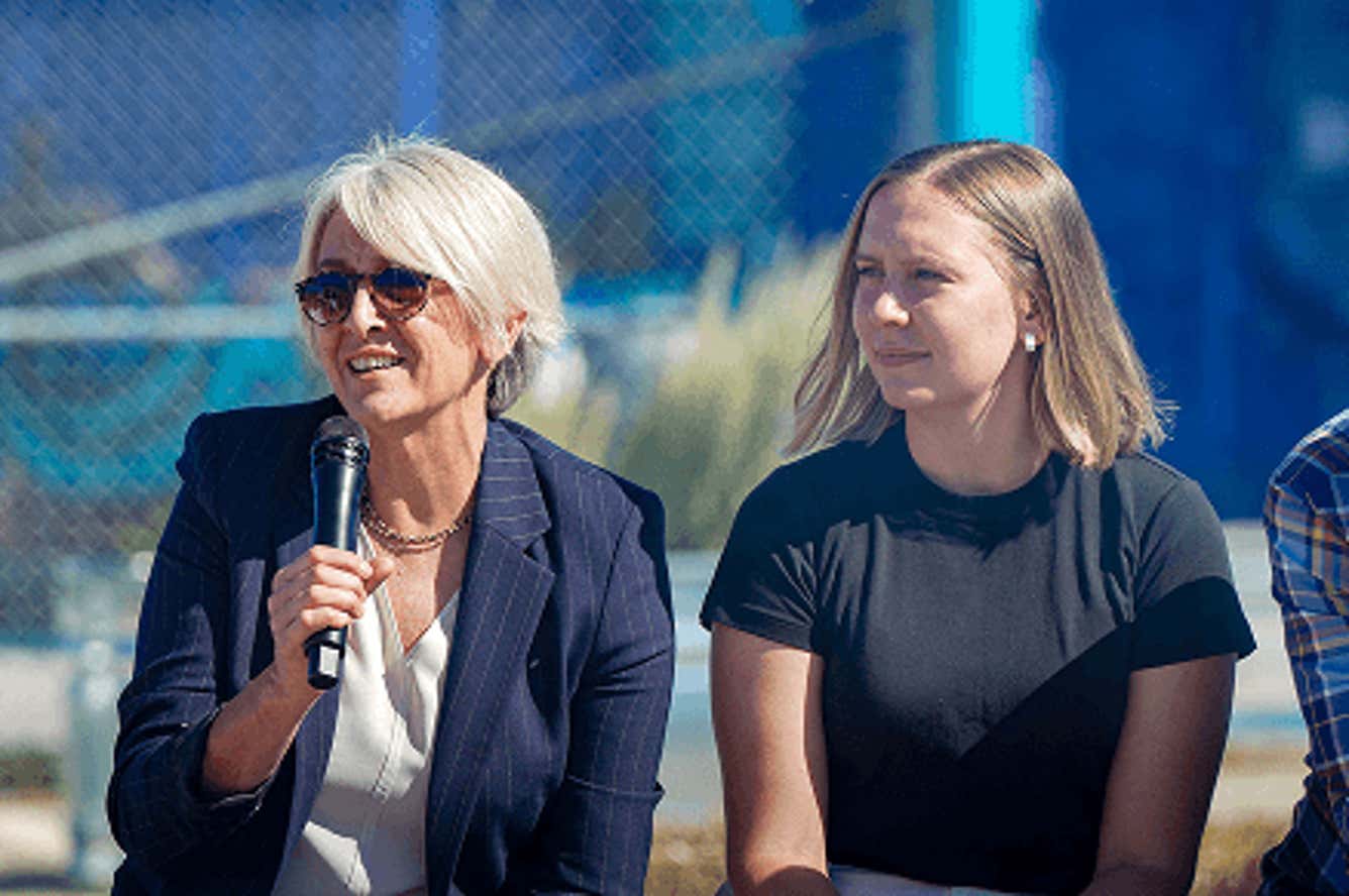 Photo of a woman speaking at an event