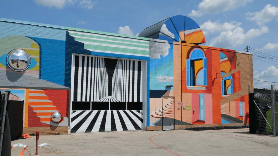 Home and the Places Between mural