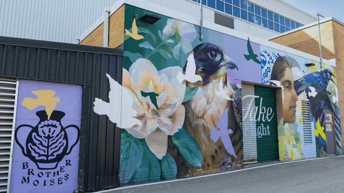Take Flight mural